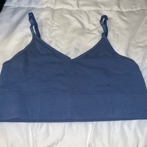 Blue bralette